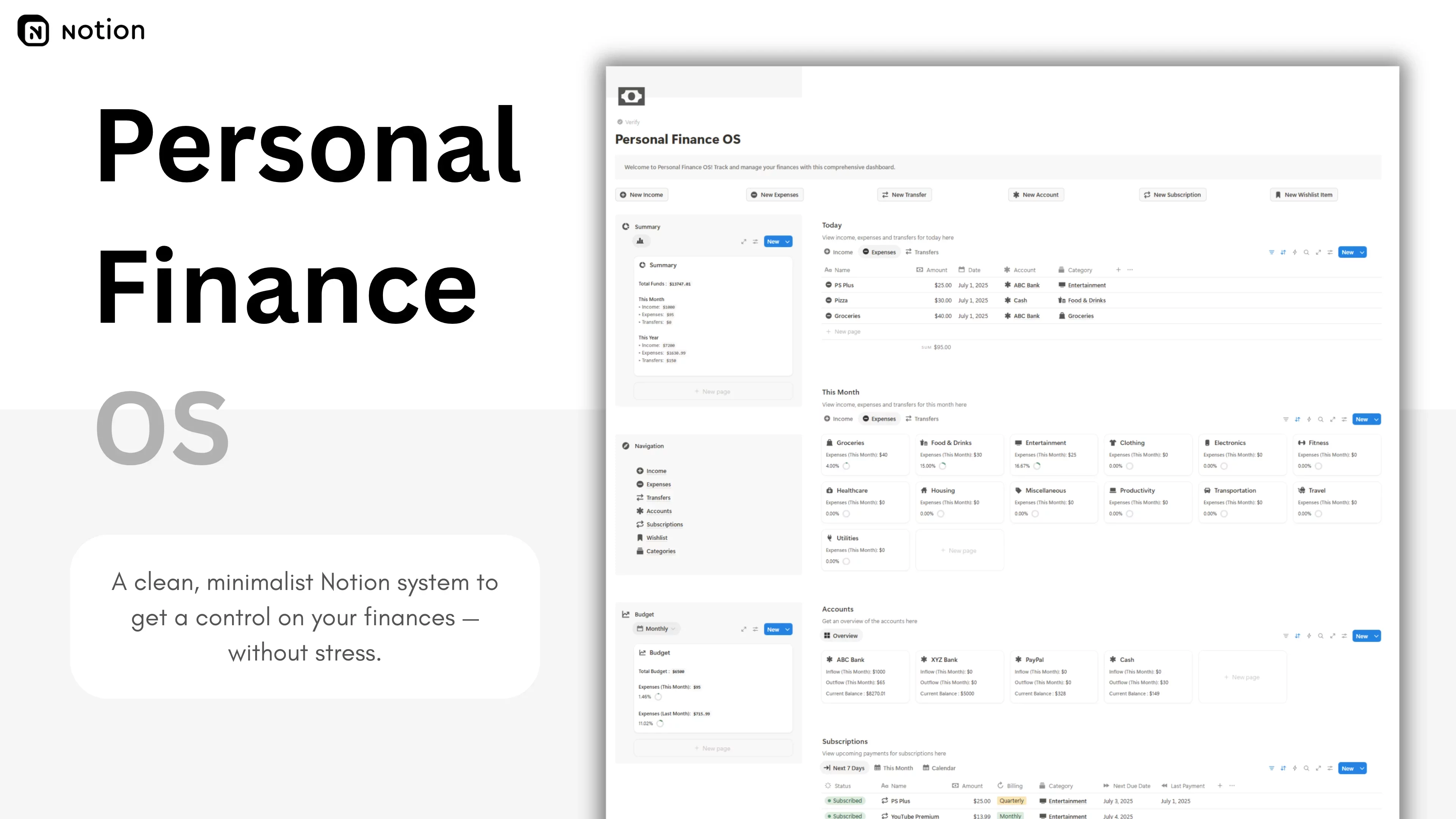 Personal Finance OS