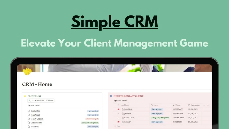 Simple CRM