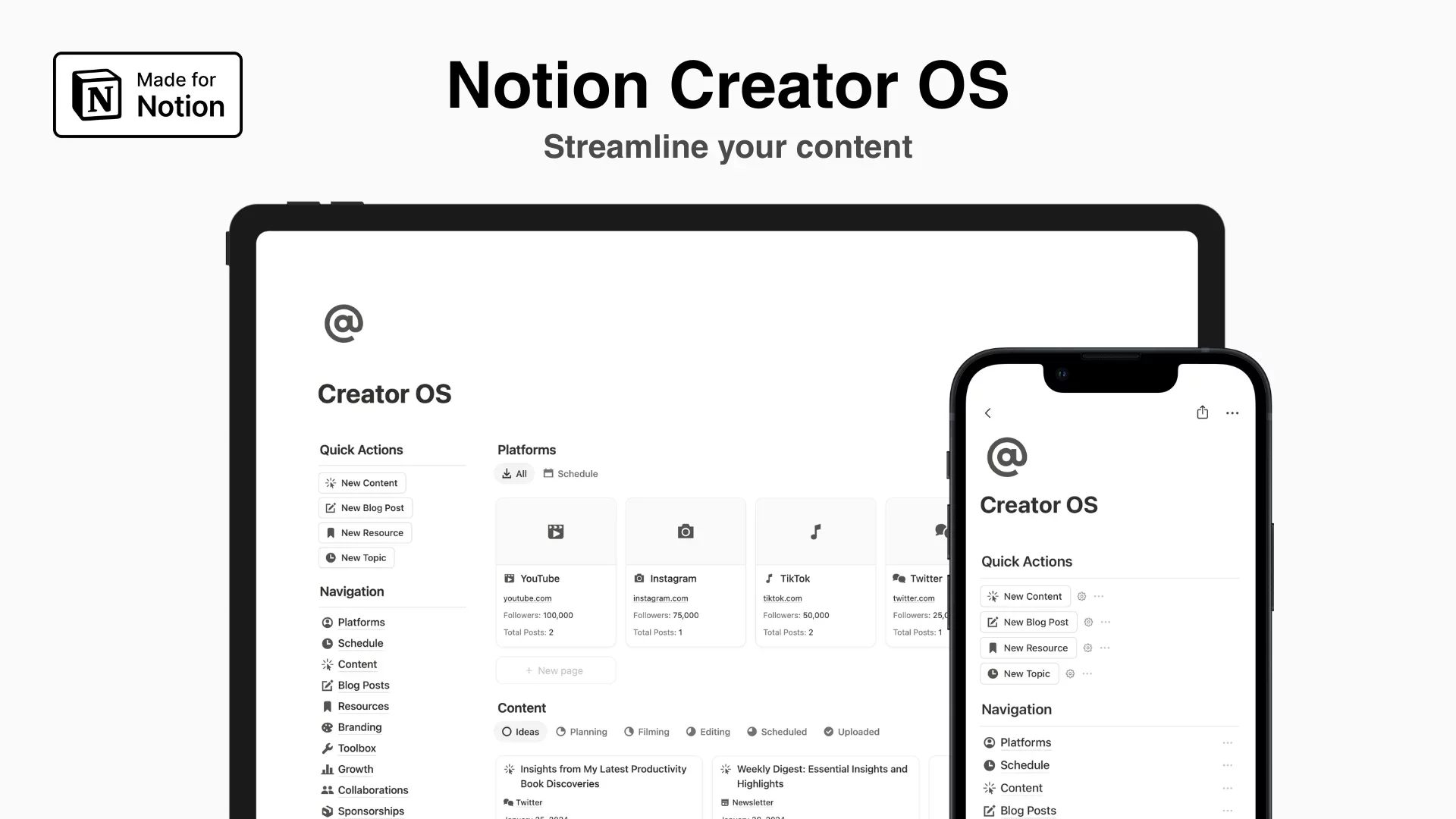 Notion Creator OS
