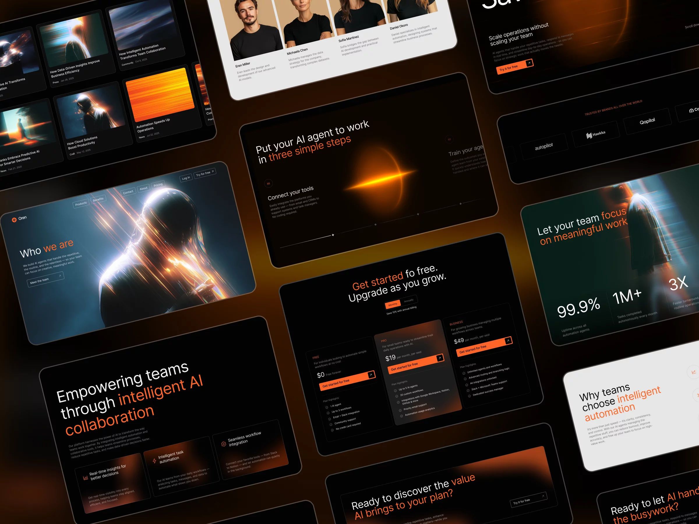 Oren – template for AI Startups