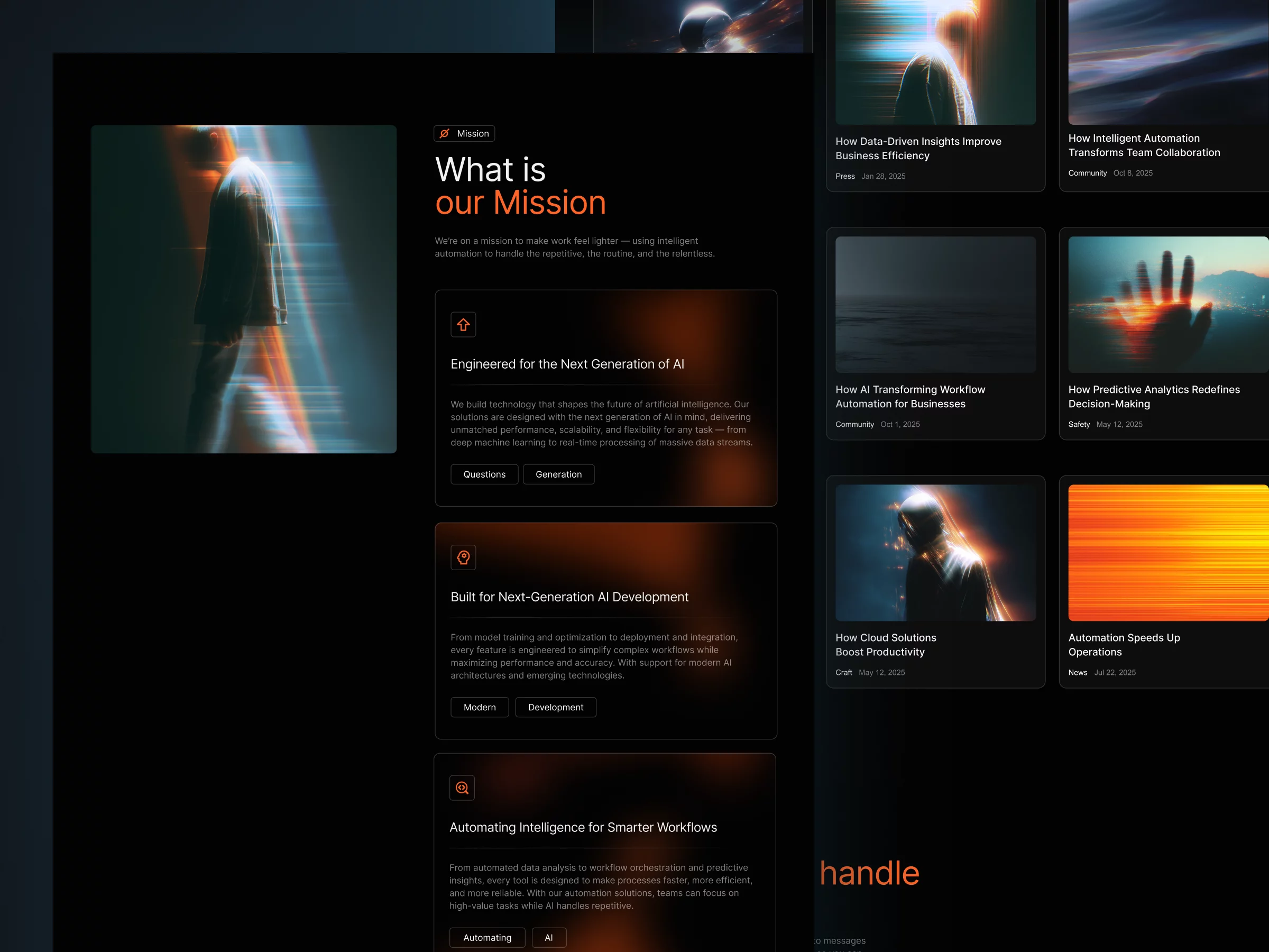 Oren – template for AI Startups