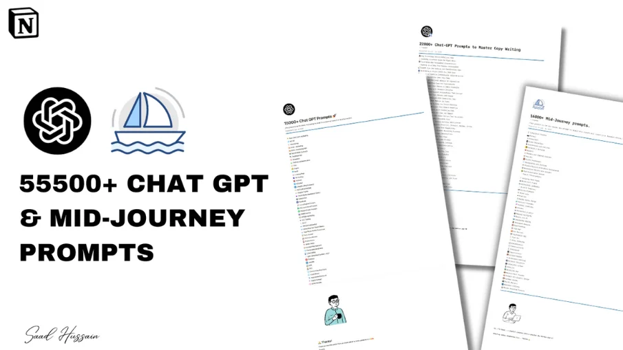 55.550+ Prompts de Chat GPT e MidJourney