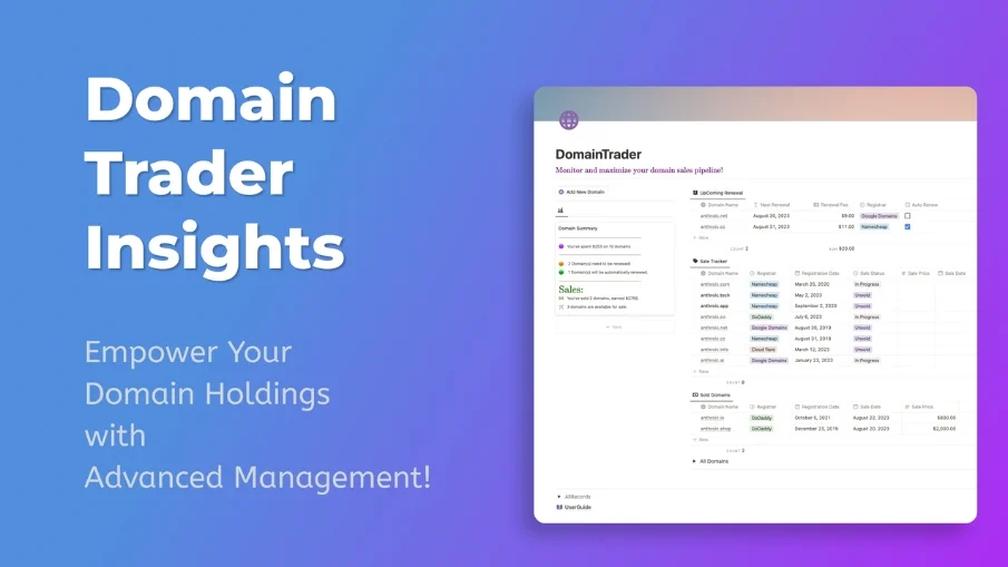 Domain Tracker Suite: Your All-in-One Domain Management Solution