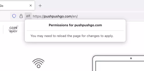 firefox push notifications disabled