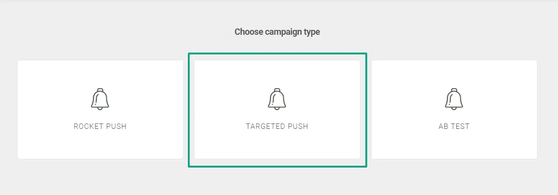 send targeted push campaigns