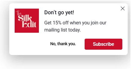 exit-intent popup visualization
