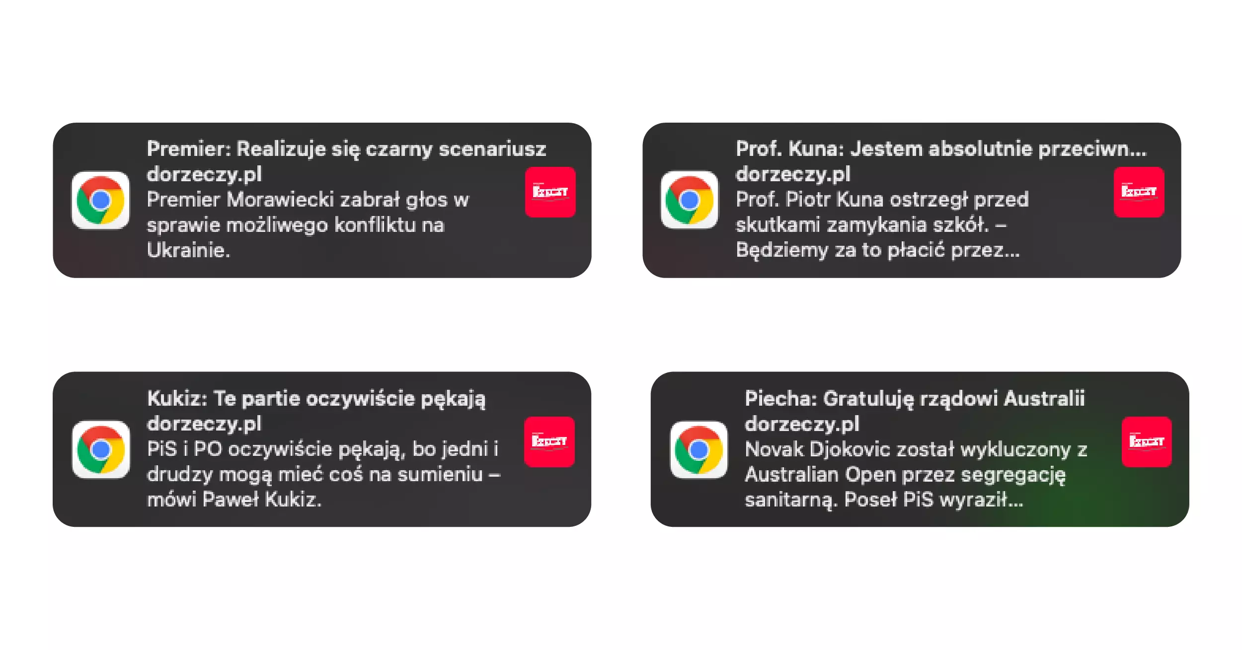 dorzeczy web push notifications