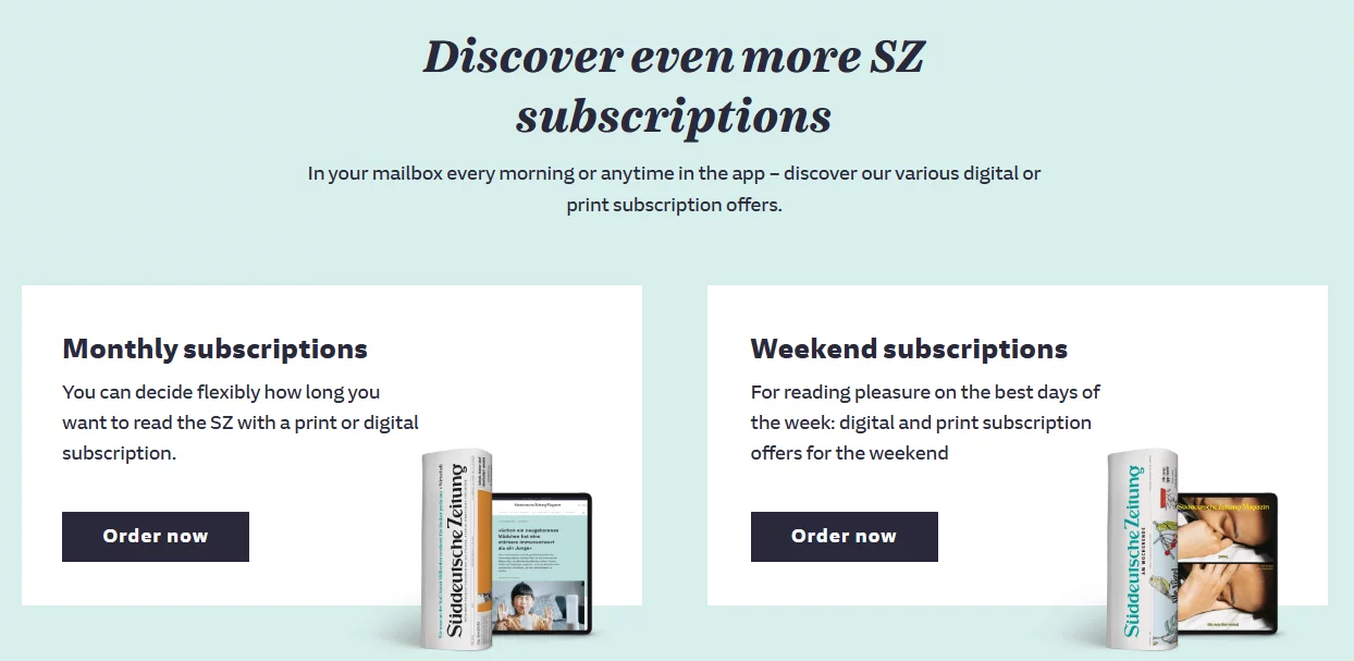 Süddeutsche Zeitung strategia cenowa zmniejsz churn