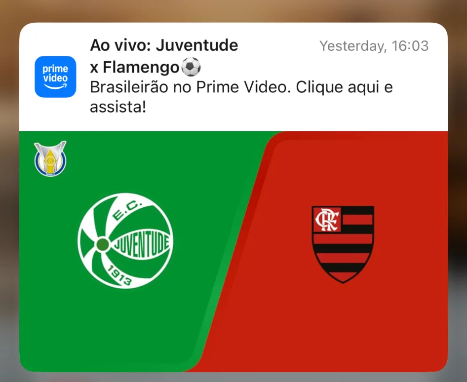 mobile push game announcement