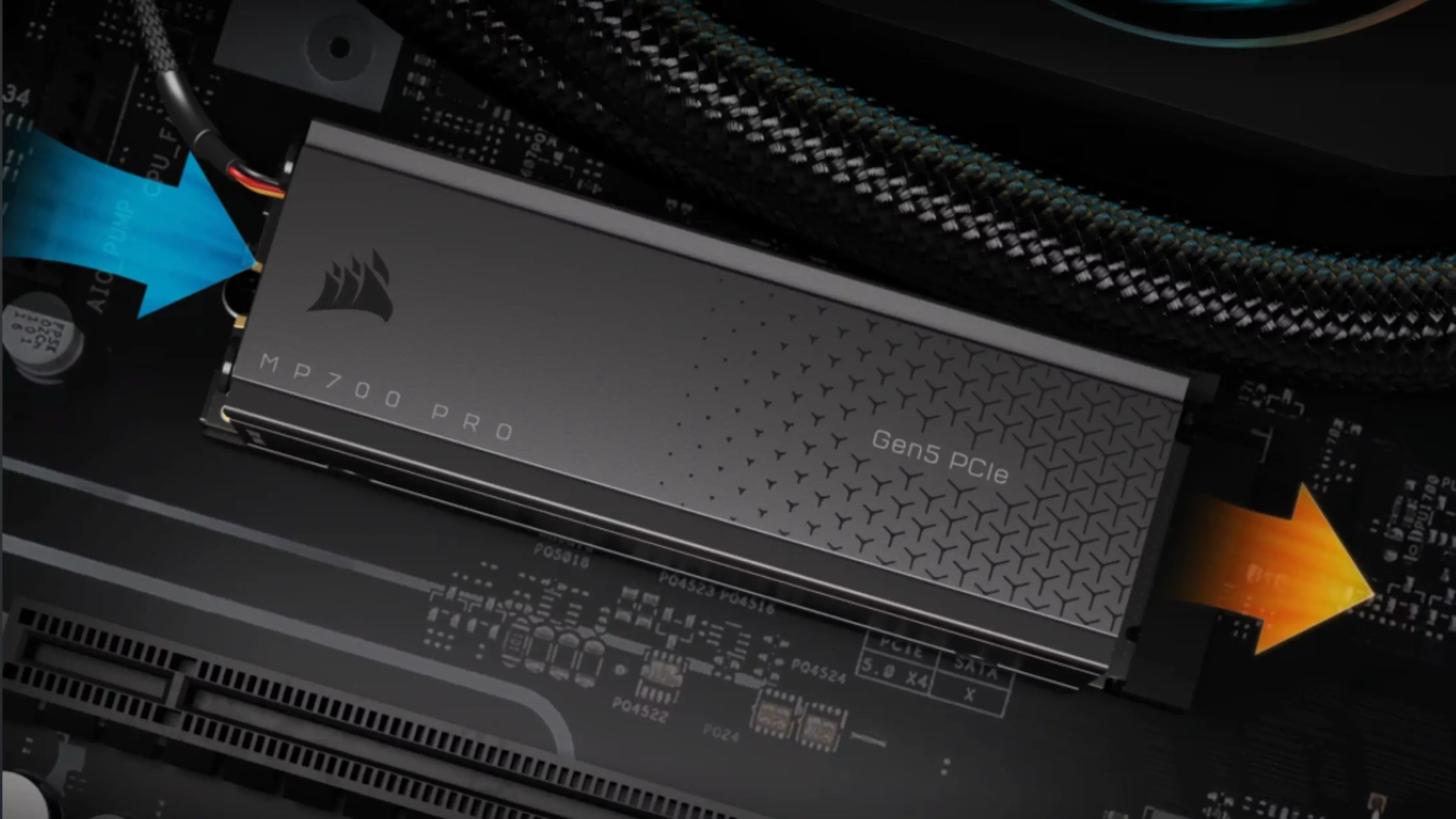 corsair mp700 pro product image | diy ssd