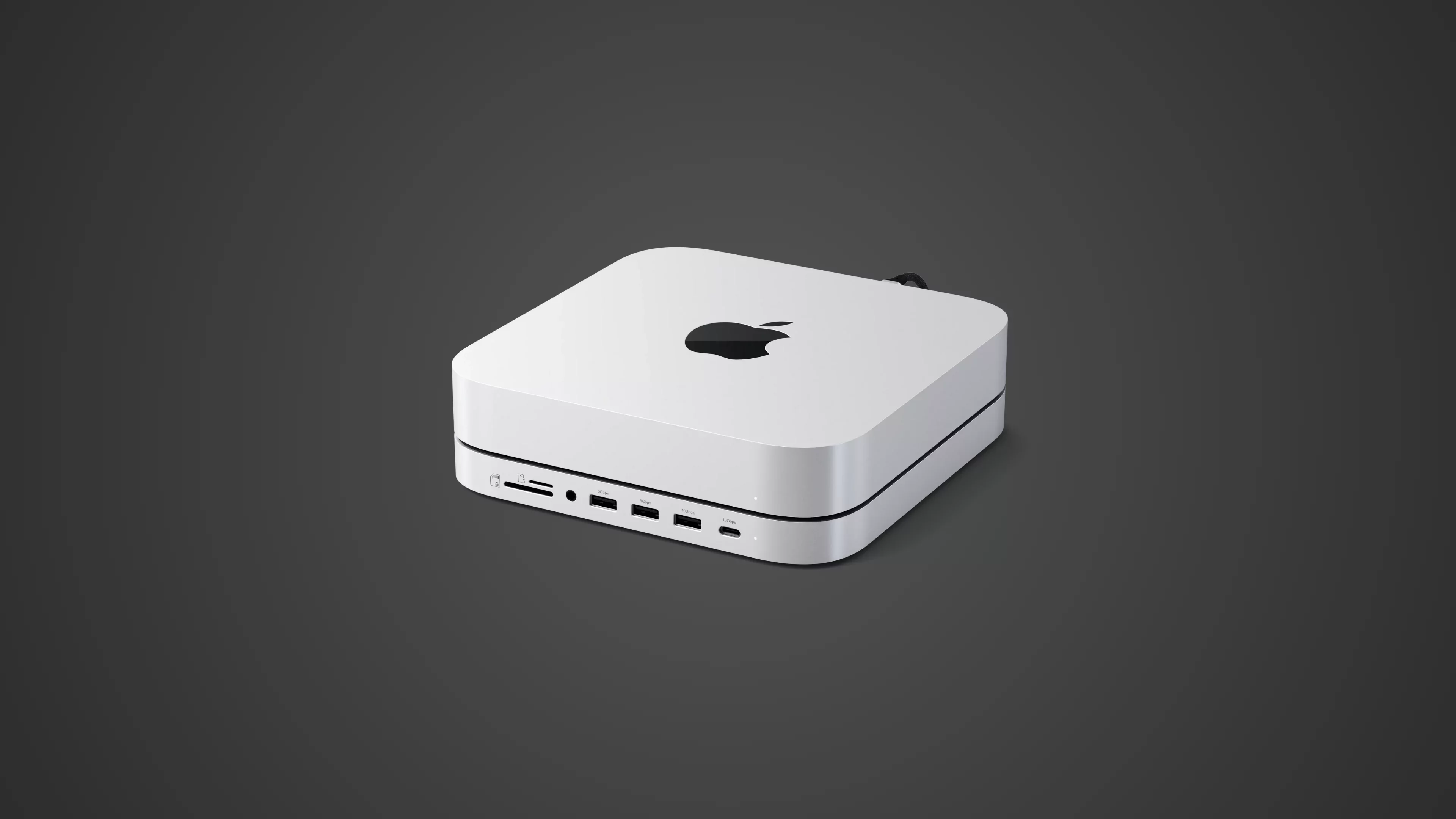 photo of satechi mac m2 mini & studio stand & hub | diySSD