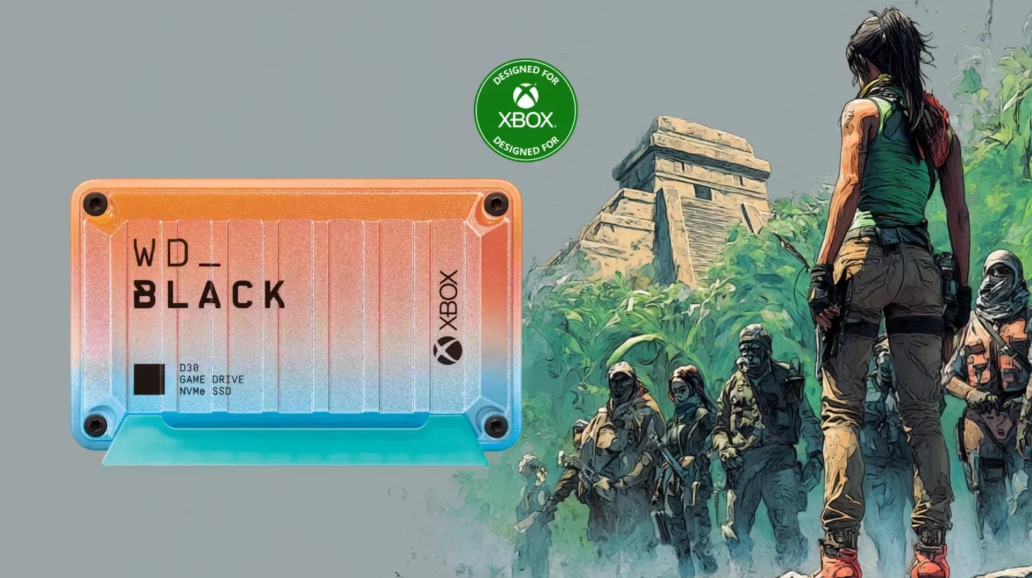 sandisk wd_black d30 game drive ssd for xbox – limited edition product image | diy ssd