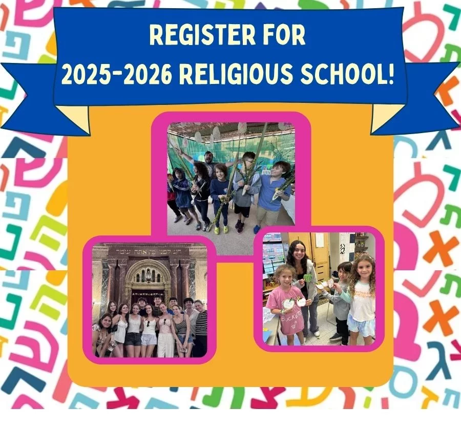 Religious School Registration is Open for 2025-2026