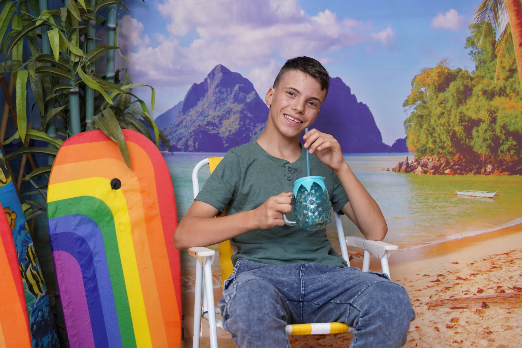 Dramatic light portrait