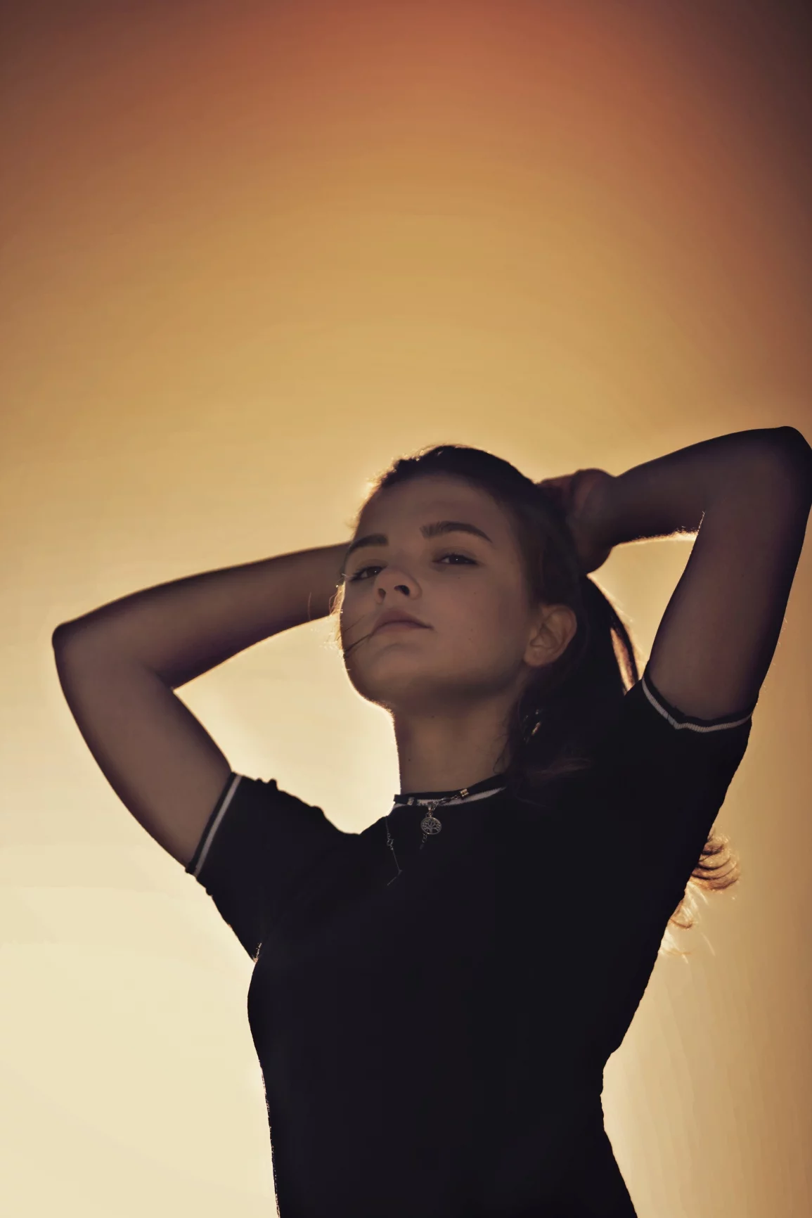 Dramatic light portrait