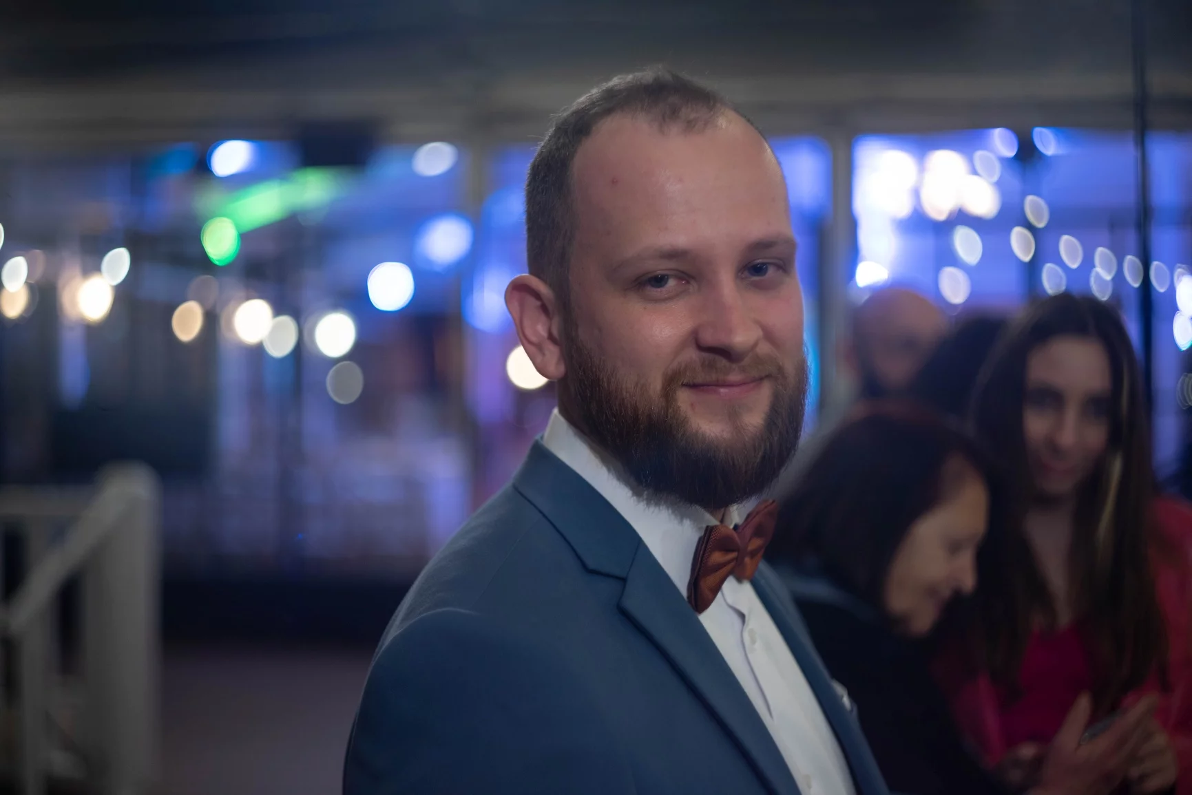 Dramatic light portrait