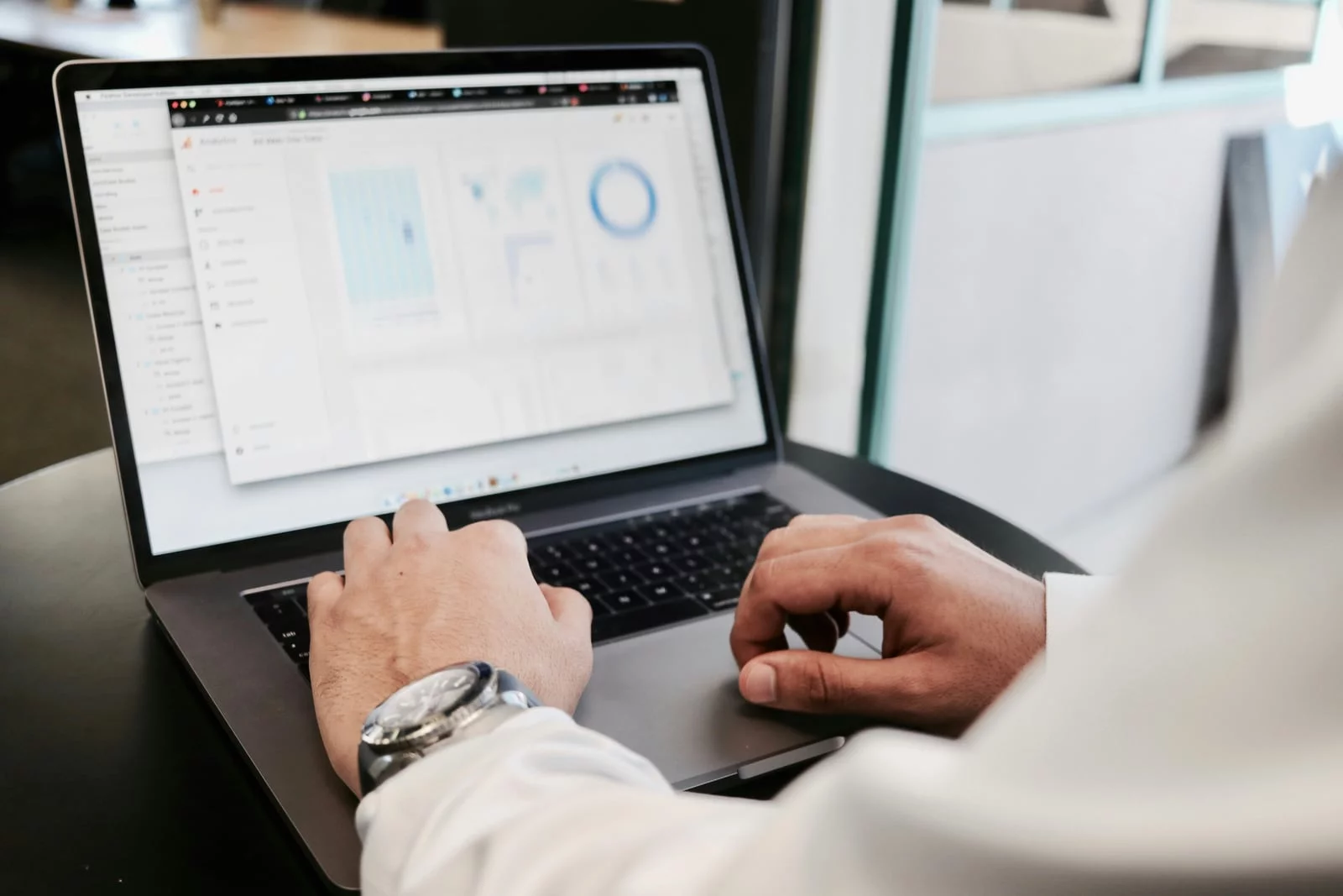 Google Analytics dashboard