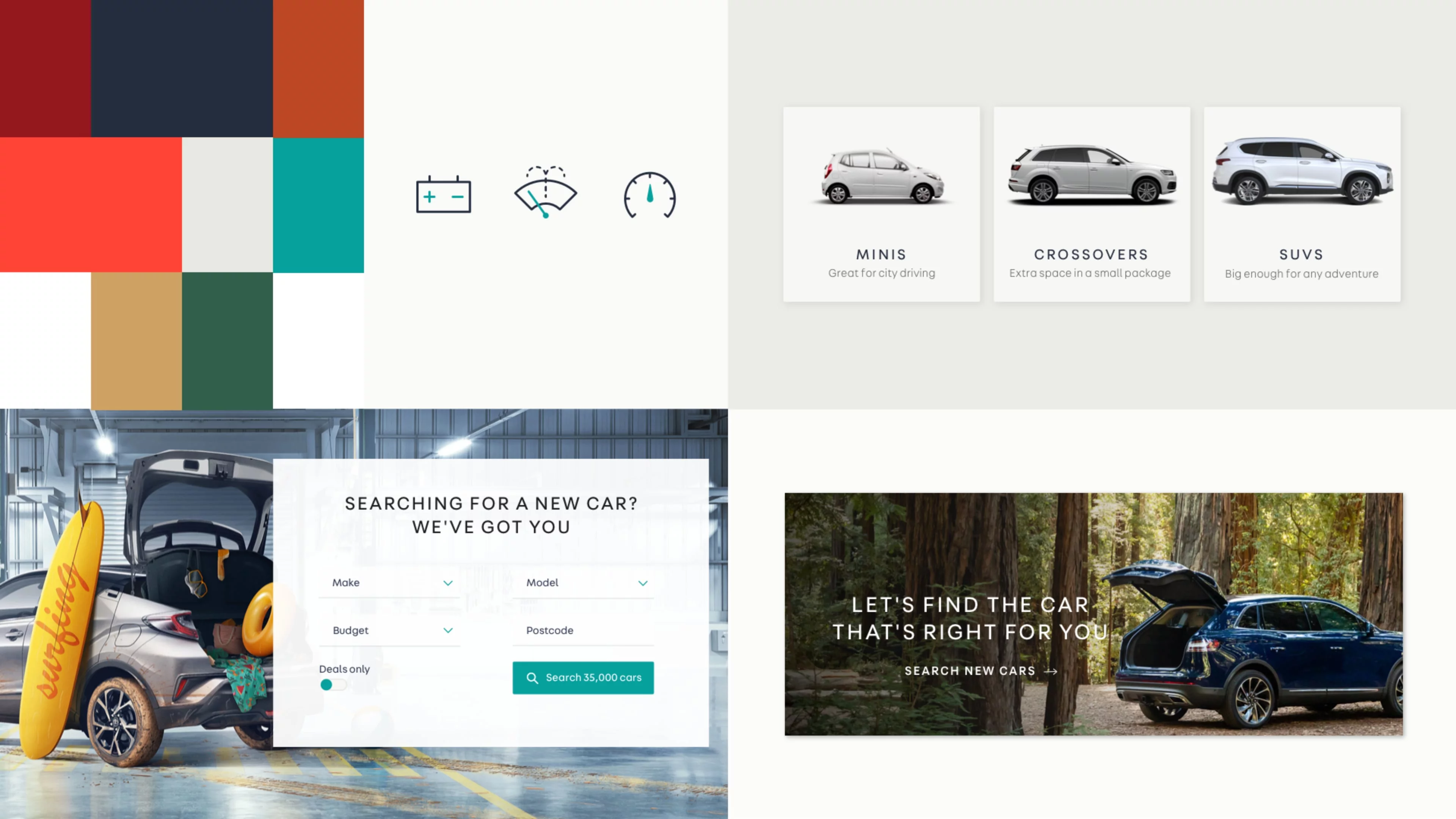 AutoTrader exploring monotone colour scheme