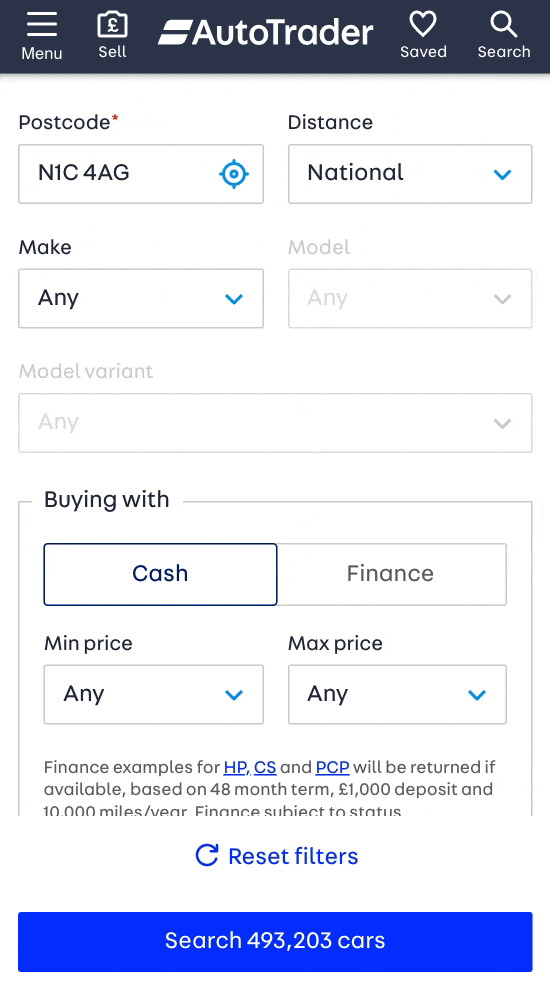 A/b testing undo filter