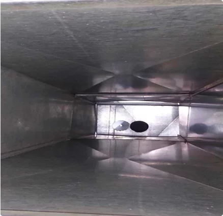 Clean duct after