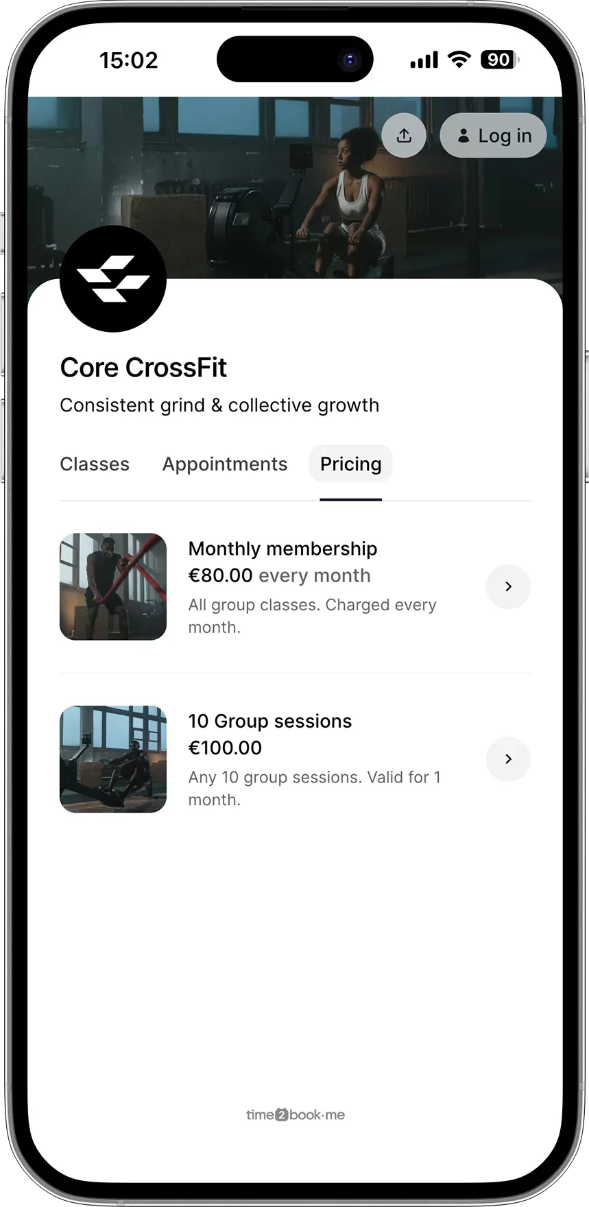 CrossFit gym payments online